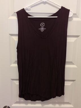 Maroon Maurices Women's V-Neck Sleeveless Tank Top